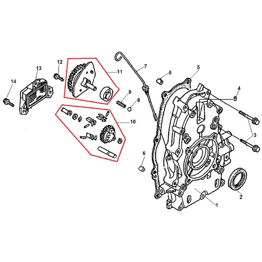 Крышка картера Champion GG11000E